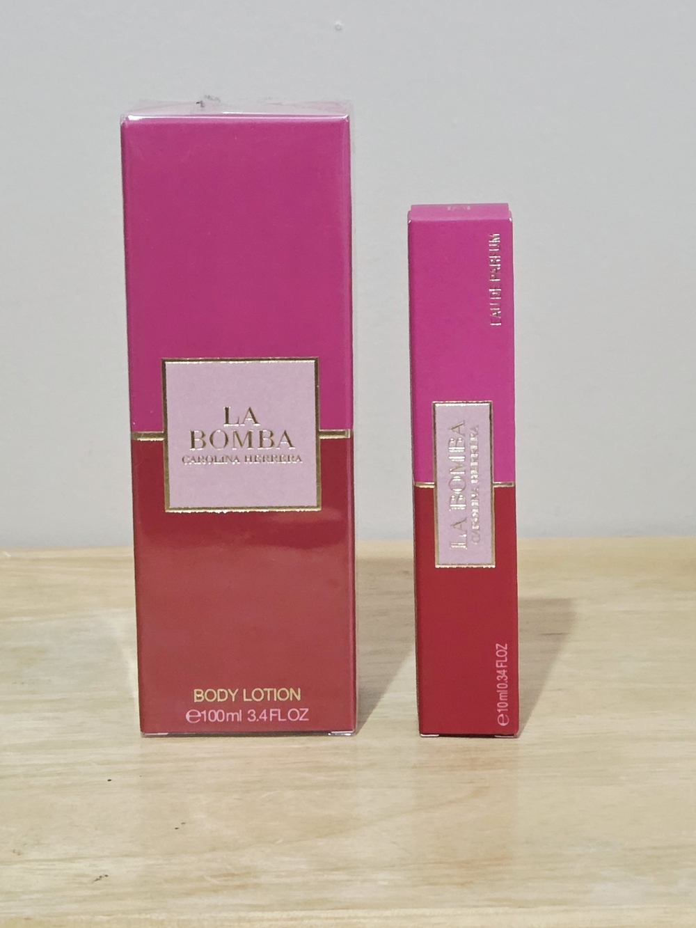 Carolina Herrera La Bomba Perfume and Body Lotion Set